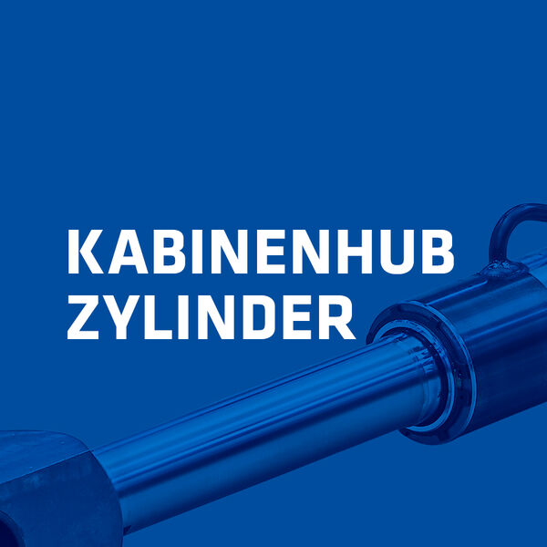 Hydraulischer Kabinenhubzylinder von Hengstler für Umschlagbagger und Mobilkrane