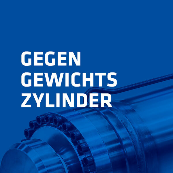 Hydraulischer Gegengewichtszylinder und Ballastzylinder von Hengstler für Mobilkrane