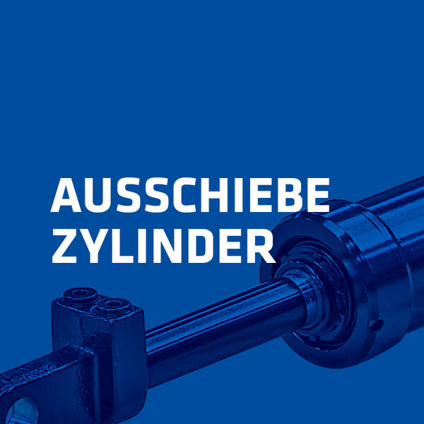 Hydraulischer Ausschiebezylinder von Hengstler für Mobilkrane und Betonpumpen