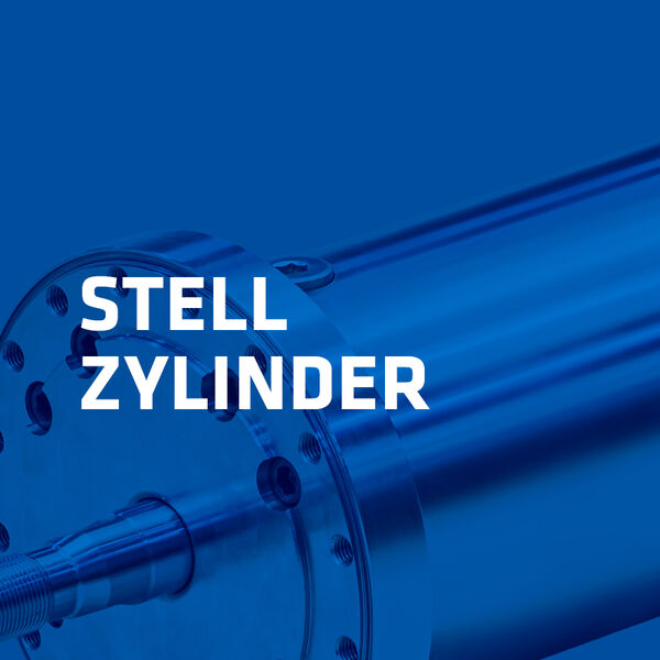 Hydraulischer Stellzylinder von Hengstler für Dampfventile in Kraftwerken