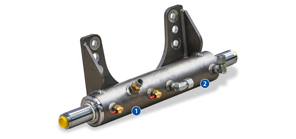 Hydraulischer Lenkzylinder von Hengstler für Landmaschinen